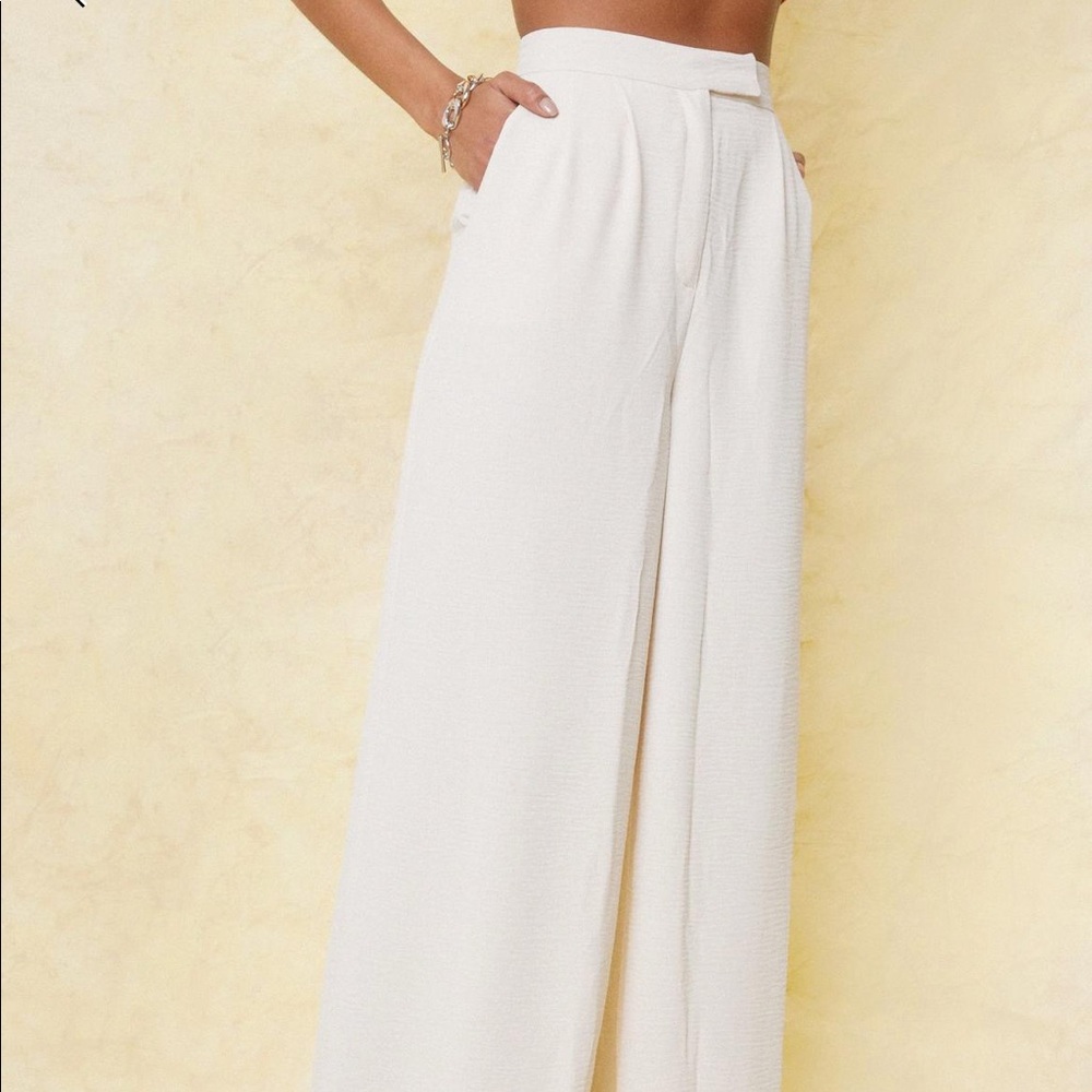 NWT Wide Leg High Waisted Trousers - Nasty Gal - US 4